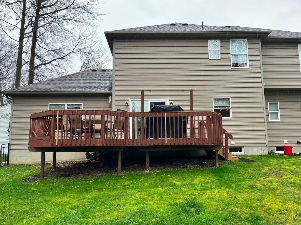 Deck Build — Before